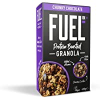Los mejores  - Muesli crujiente con aporte adicional de proteínas FUEL10K con chocolate- 6 x 400 g